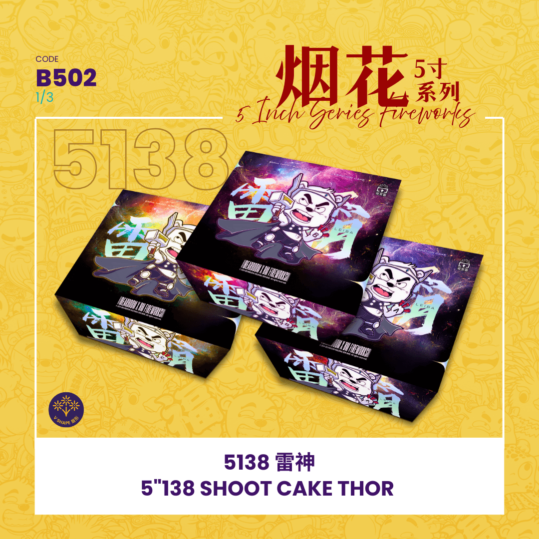 5"414 SHOOT CAKE THOR (V SHAPE) 5"414 - ()